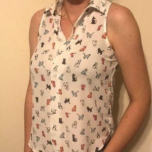 Cat blouse